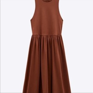 rust dress